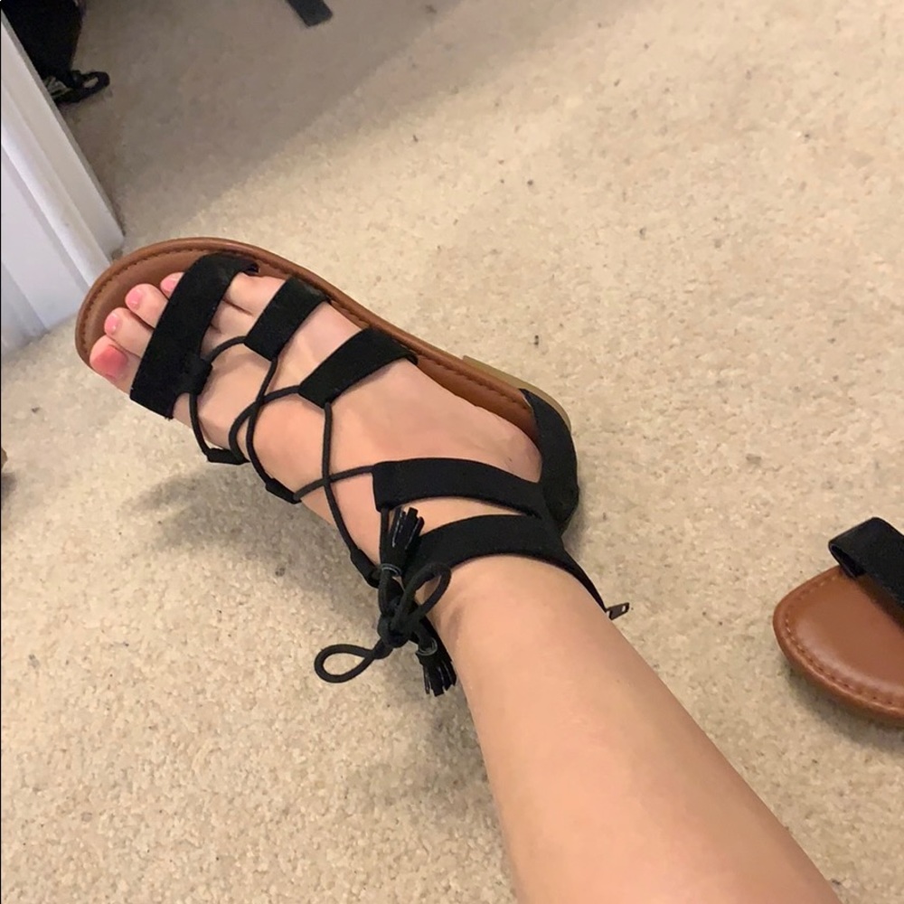 Black sandals